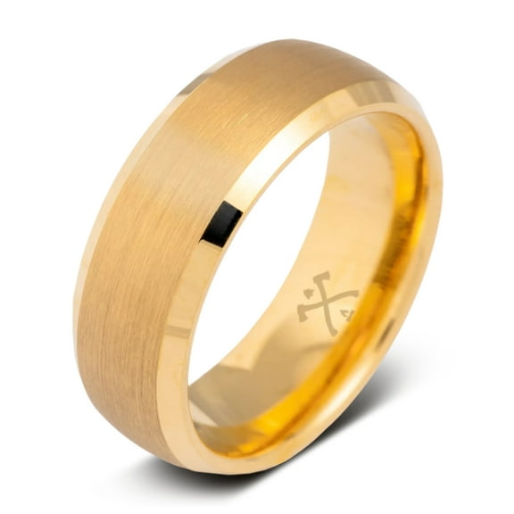 Manly Bands Gold - The CEO (8mm) - Size 5
