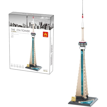 The CN Tower Wange Interlocking Building Block Set 400 Pieces Architecture Series