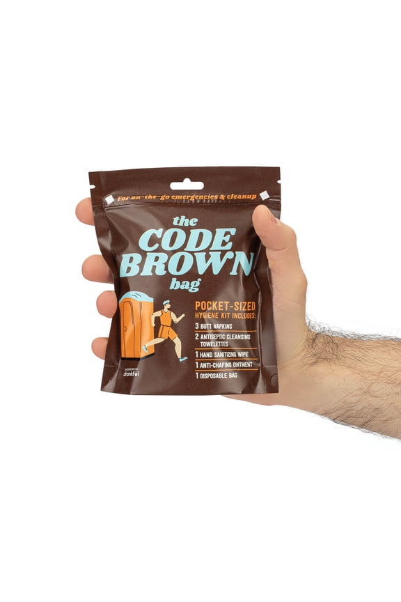 The CODE BROWN BAG, Portable Hygiene Essentials Kit