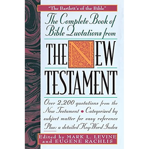 Pre-Owned Complete Book of Bible Quotes from the New Testament (Paperback) 0671537970 9780671537975