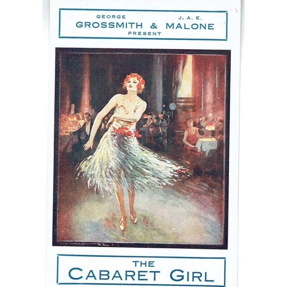 The Cabaret Girl By Grossmith And Wodehouse Print By ® The Michael Diamond Collection Mary Evans Picture Library