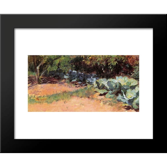 The Cabbage Patch 20x24 Framed Art Print by Guy Rose