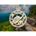 thumbnail image 1 of The Cabin Woodworker - Baltic Birch Wood - West Virginia State Ornament - Holo Cut Backing, 1 of 5
