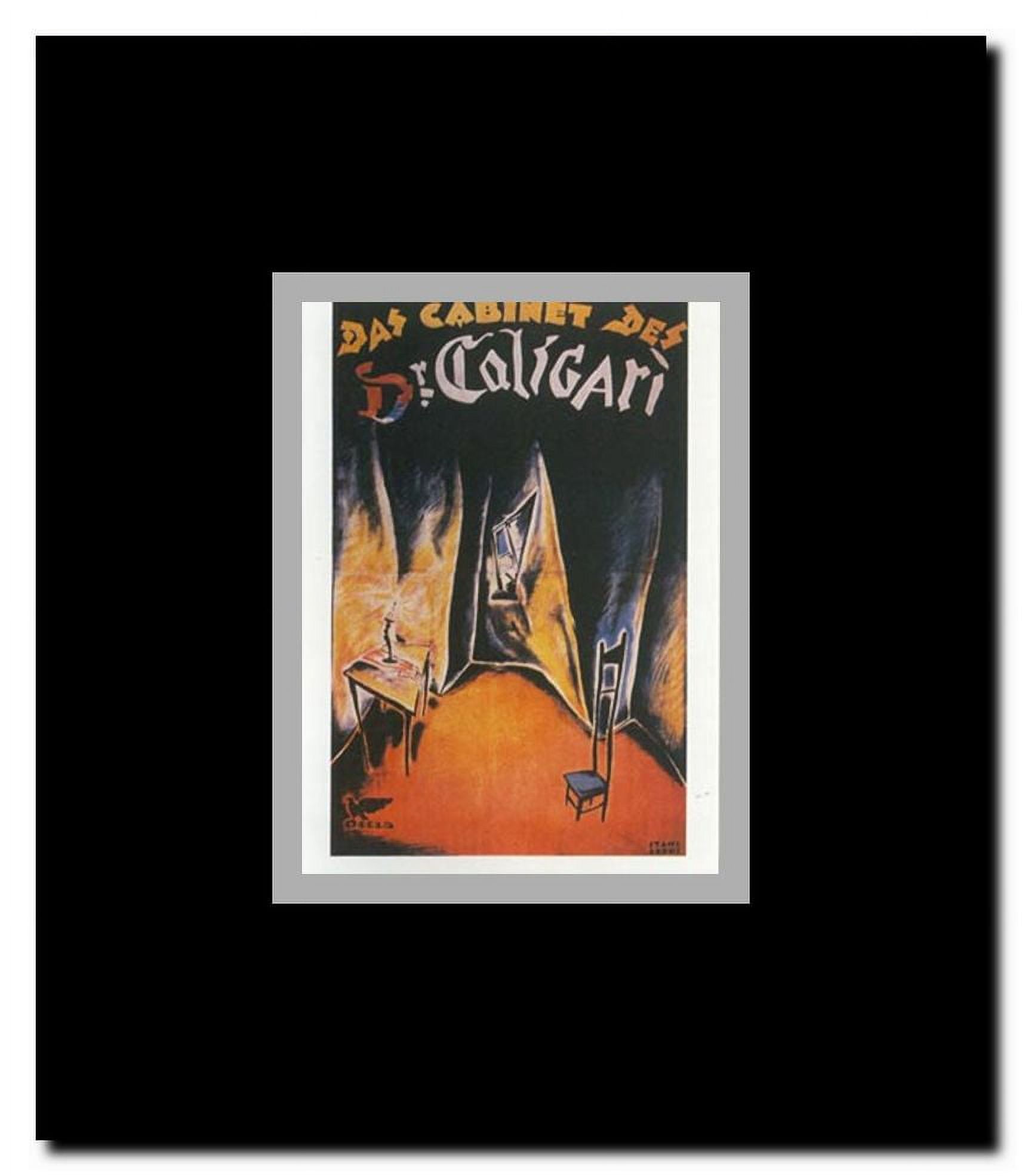The Cabinet of Dr. Caligari Framed Movie Poster