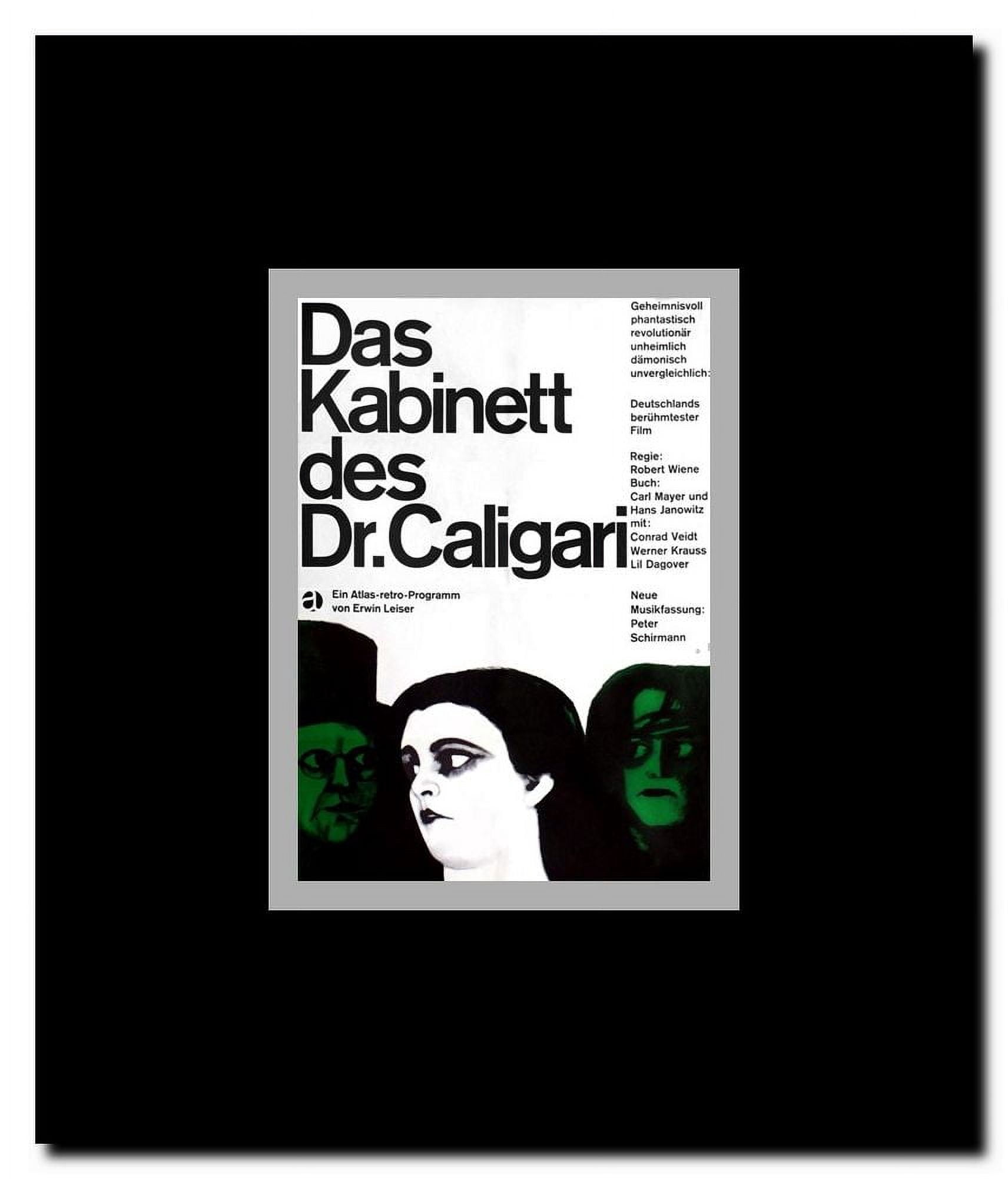 The Cabinet of Dr. Caligari Framed Movie Poster