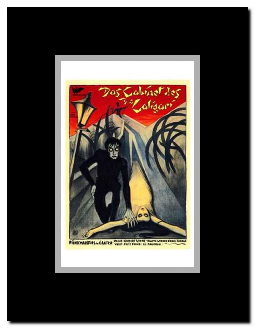 The Cabinet of Dr Caligari Framed Movie Poster