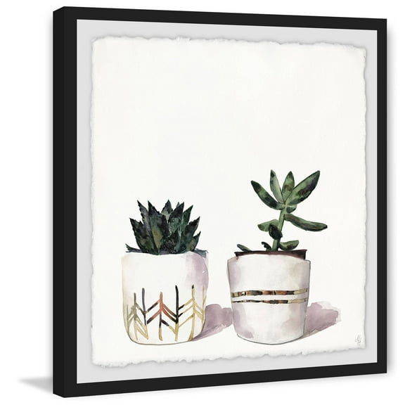 The Cacti Duo Framed Painting Print
