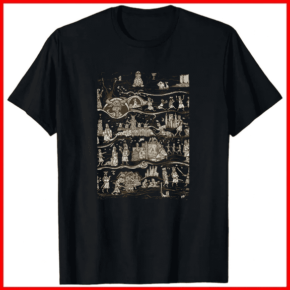The Caerbannog Tapestry Monty Python Killer Rabbit Humor Unisex T-Shirt V80057, up to size 5XL