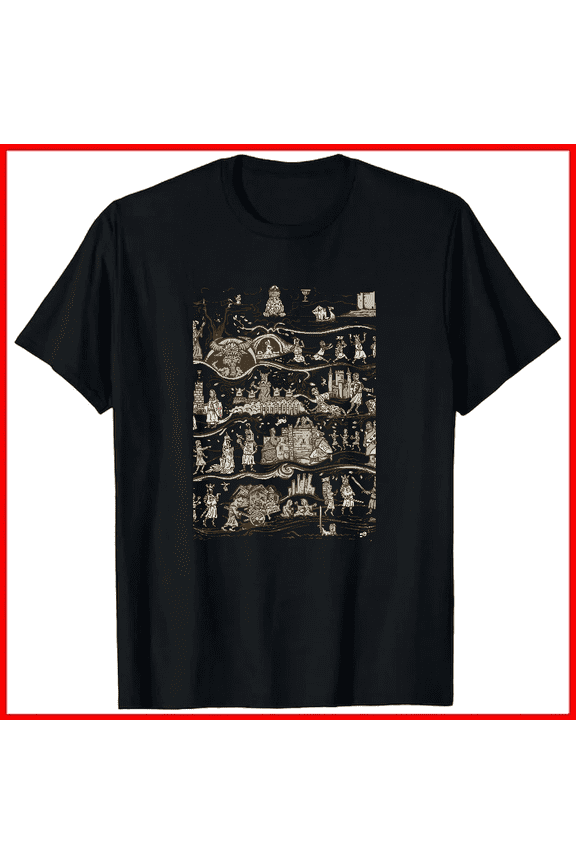 The Caerbannog Tapestry Monty Python Killer Rabbit Humor Unisex T-Shirt V80057, up to size 5XL