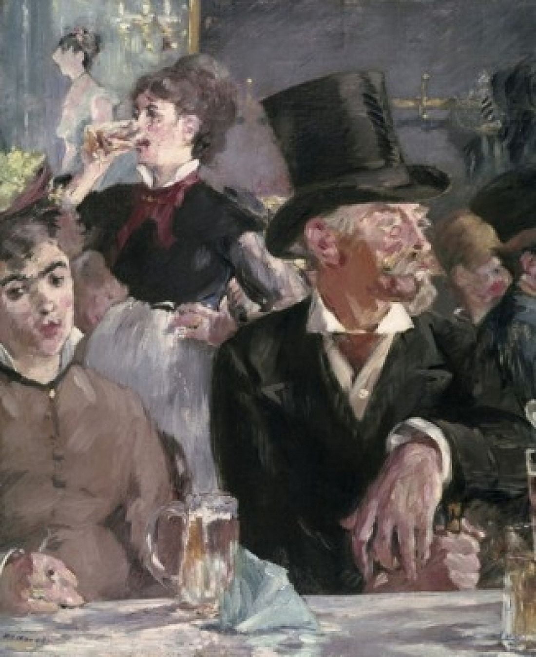 The Cafe Concert 1879 Edouard Manet (1832-1883 French) Oil on canvas Walters Art Museum Baltimore Maryland USA Canvas Art - Edouard Manet (24 x 36)