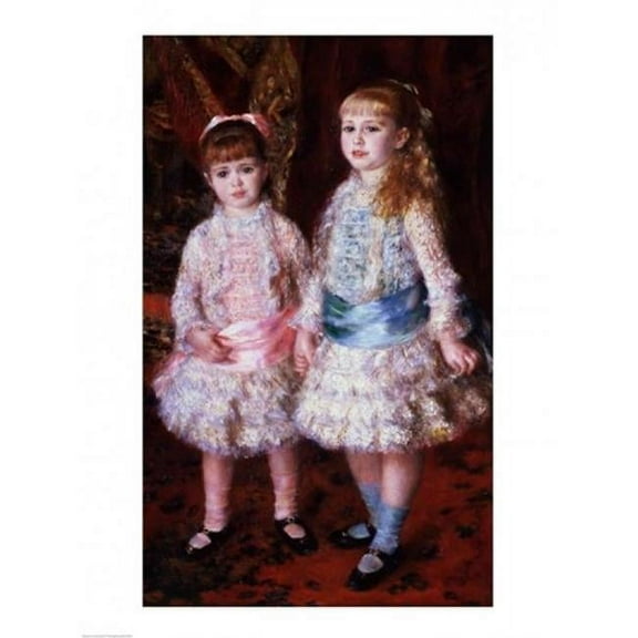 The Cahen dAnvers Girls Poster Print by Pierre-Auguste Renoir