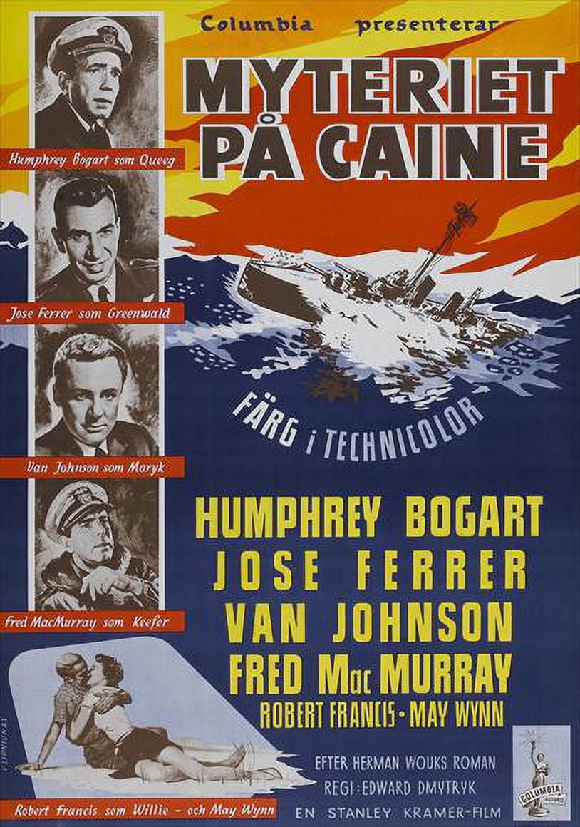 The Caine Mutiny Movie Poster Print (11 x 17) - Walmart.com