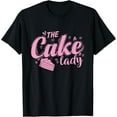 thumbnail image 1 of The Cake Lady Pie baking Pastry Shop T-Shirt100% cotton short-sleeved shirt for both men and women, 1 of 6