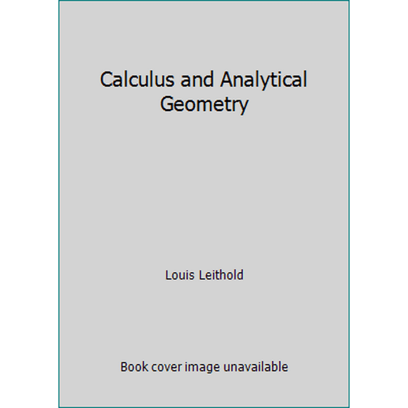 Pre-Owned Calculus and Analytical Geometry (Hardcover) 0060441070 9780060441074