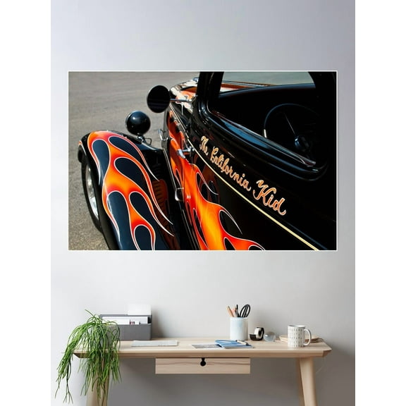 The California Kid Poster Wall Art, Modern Wall Decor For Living Room Bedroom, 8x12 UNFRAMED
