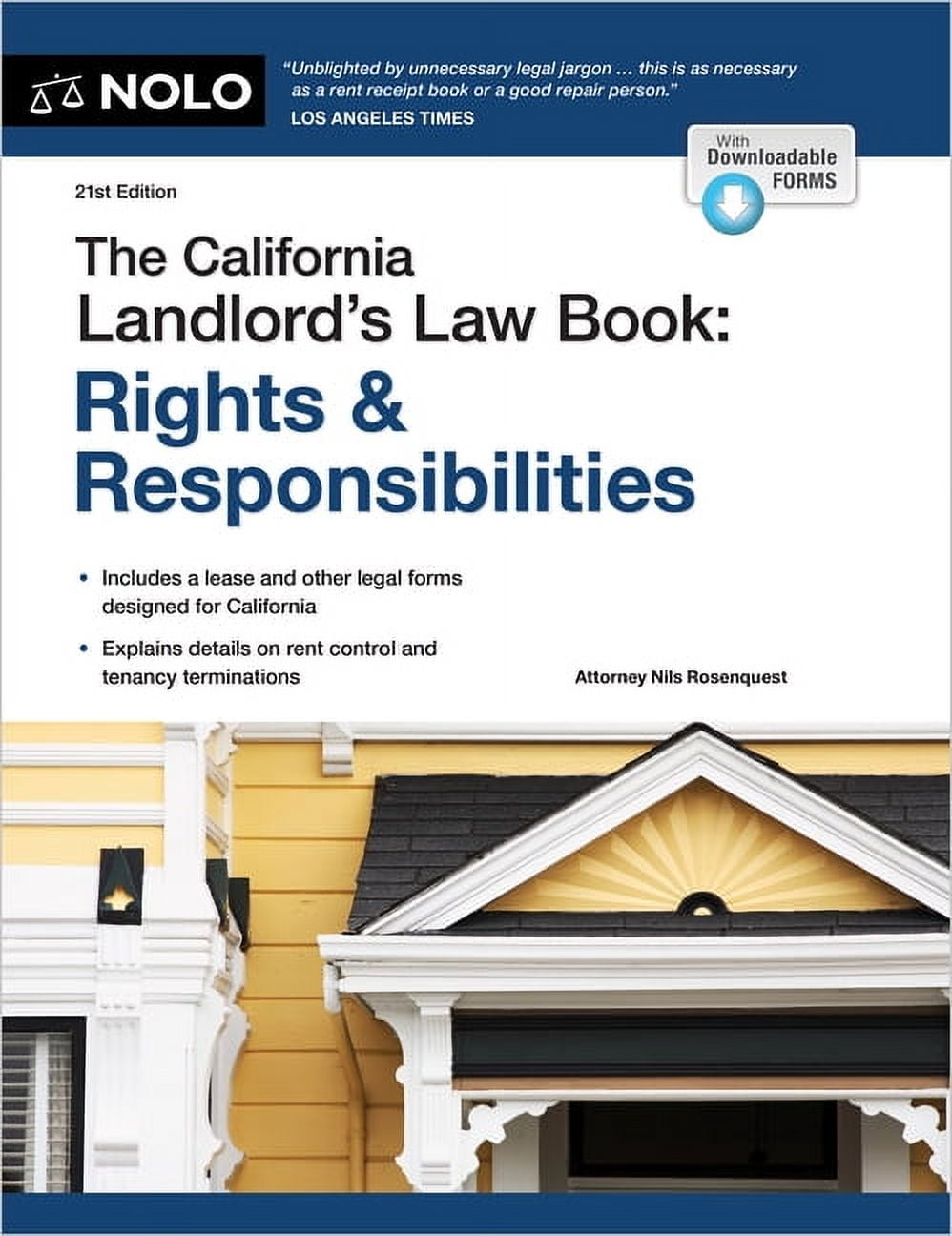 The California Landlord's Law Book: Rights \u0026 Responsibilities, (Paperback)
