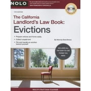 Pre-Owned The California Landlord's Law Book: Evictions [With CDROM] (Paperback) 1413309348 9781413309348