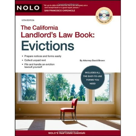 Pre-Owned The California Landlord's Law Book: Evictions [With CDROM] (Paperback) 1413309348 9781413309348