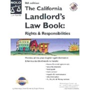 Pre-Owned The California Landlord's Law Book: Rights and Responsibilities [With CD-ROM] (Paperback) 0873377796 9780873377799