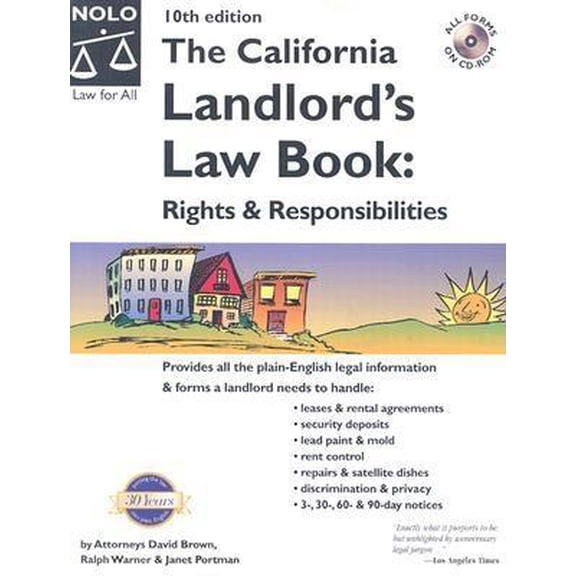 Pre-Owned The California Landlord's Book: Rights and Responsibilities (Paperback) by David Wayne Brown, Janet Portman, Ralph E Warner