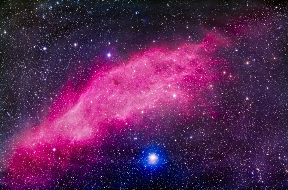 The California Nebula Canvas Art - Alan DyerStocktrek Images (17 x 12)