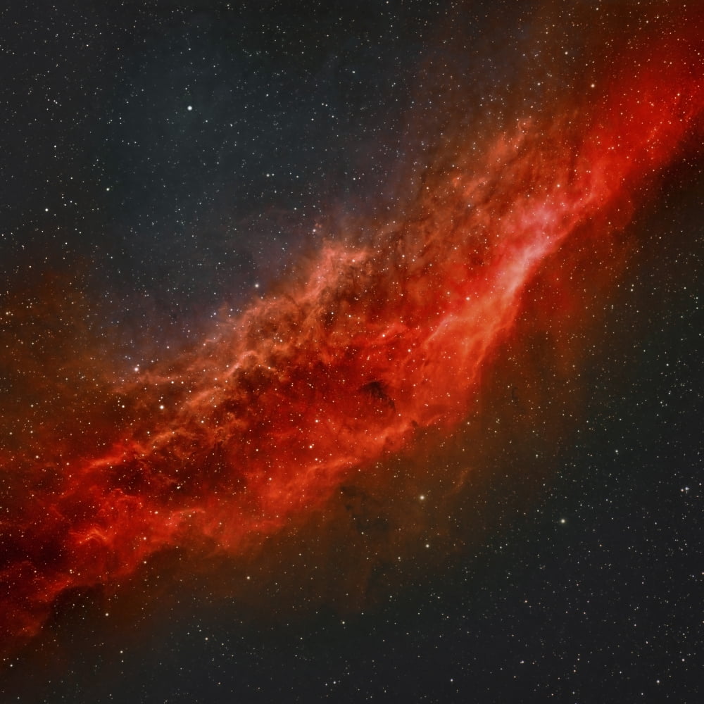 The California Nebula Canvas Art - Rolf GeissingerStocktrek Images (28 x 28)