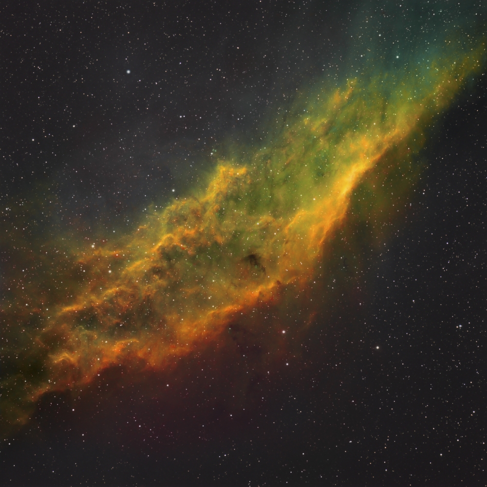The California Nebula Canvas Art - Rolf GeissingerStocktrek Images (28 x 28)