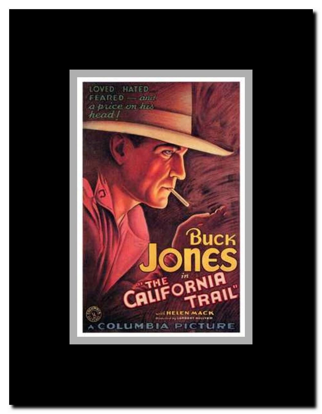 The California Trail Framed Movie Poster