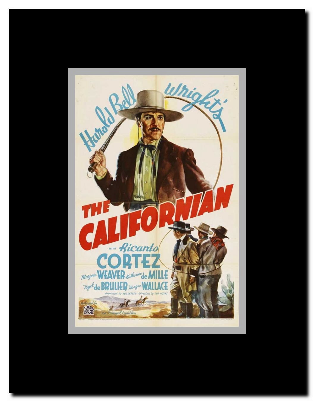 The Californian Framed Movie Poster