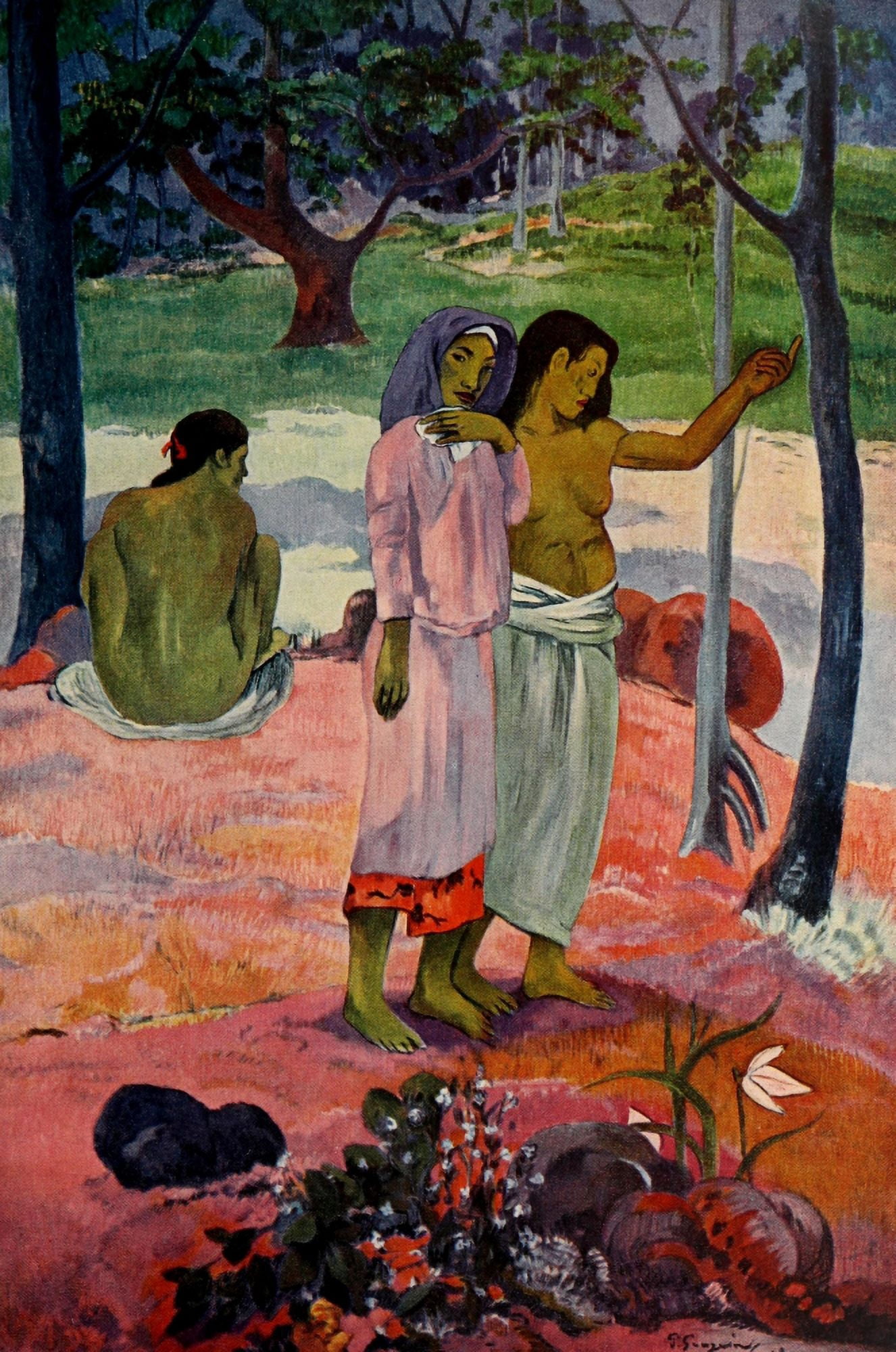 The Call Canvas Art - P Gauguin (18 x 24)
