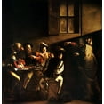 thumbnail image 1 of The Calling of Saint Matthew (Artist: Caravaggio) c. 1599, Masterpiece Classic (16x24 Giclee Gallery Art Print, Vivid Textured Wall Decor), 1 of 3