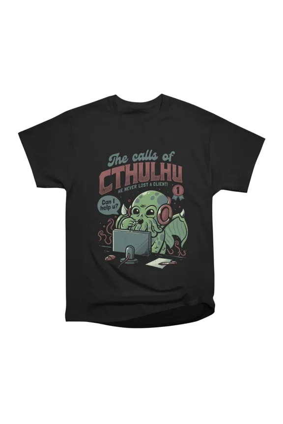 The Calls Of Cthulhu Funny Horror Monster Gift T-Shirt Tee Gift For Him Merch For Her Appa