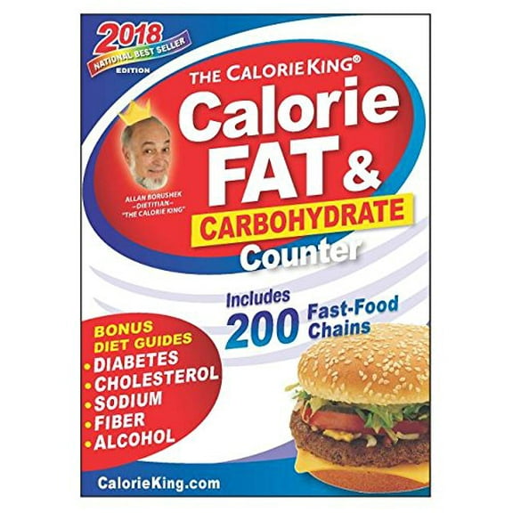 Pre-Owned CalorieKing Calorie, Fat and Carbohydrate Counter 2018 Larger Print Edition: Larger Print Edition