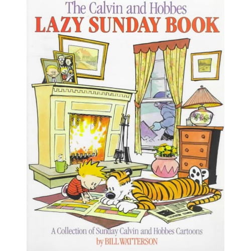 Pre-Owned The Calvin And Hobbes Lazy Sunday Book: A Collection Of Sunday Calvin And Hobbes Cartoons
