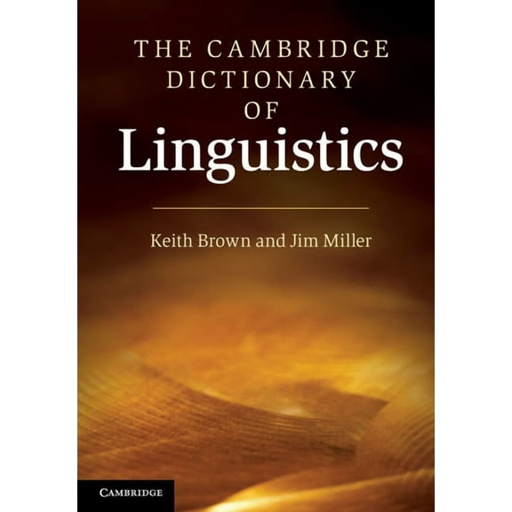 The Cambridge Dictionary of Linguistics, (Hardcover)
