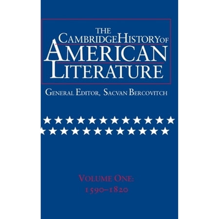 Pre-Owned The Cambridge History of American Literature: Volume 1 15901820 9780521301053 052130105X Hardcover