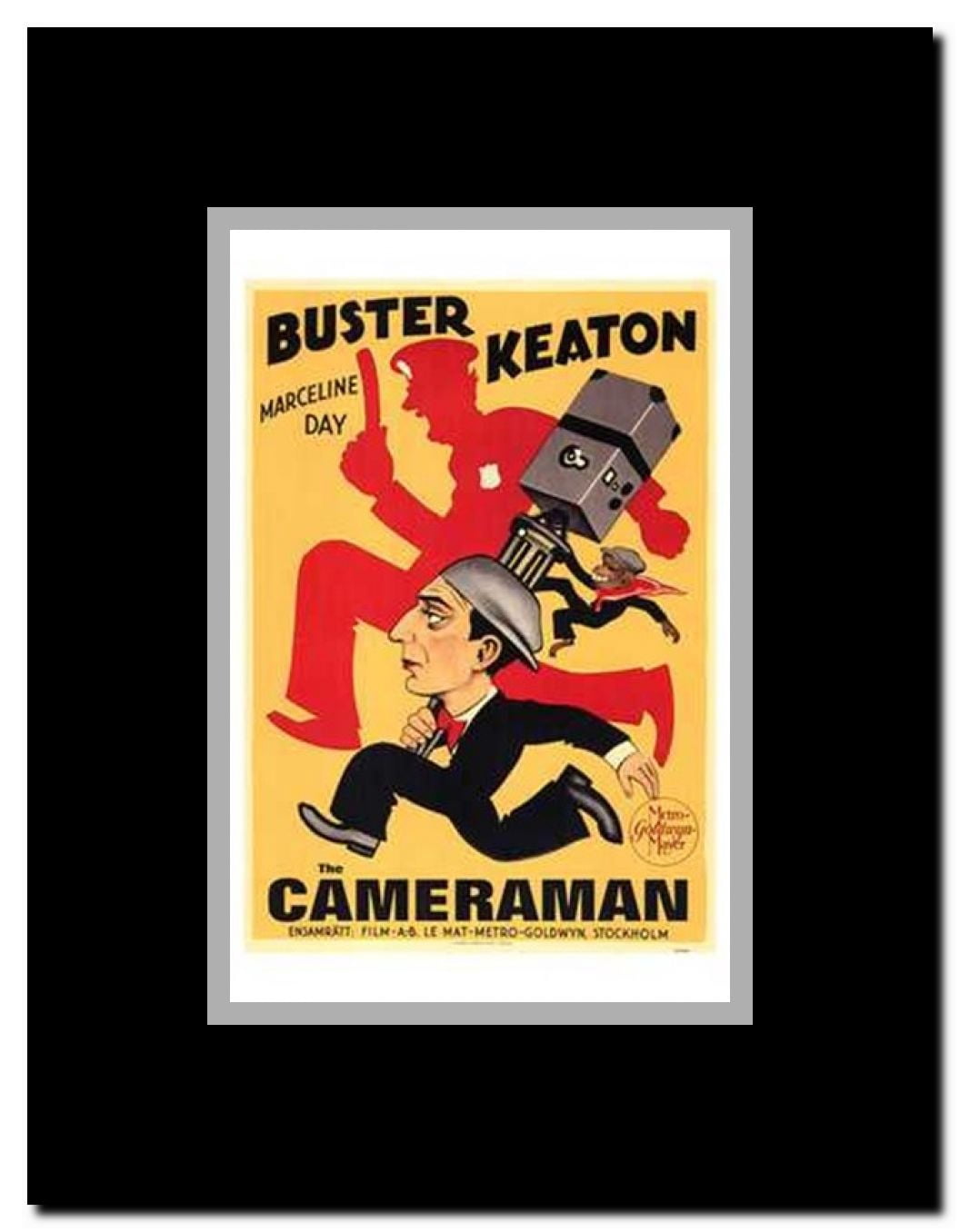 The Cameraman Framed Movie Poster