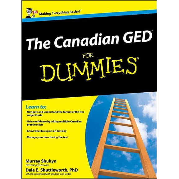 The Canadian GED for Dummies, (Paperback)