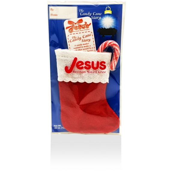 The Candy Cane Story Stocking Bookmark Set - Display