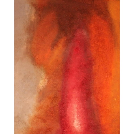 The Canfield Collection - Woman in Red - Contemporary Wall Art on Printed Giclée Canvas - Abstract Still Life - Home Office, Living Room - 8 x 12 inches 