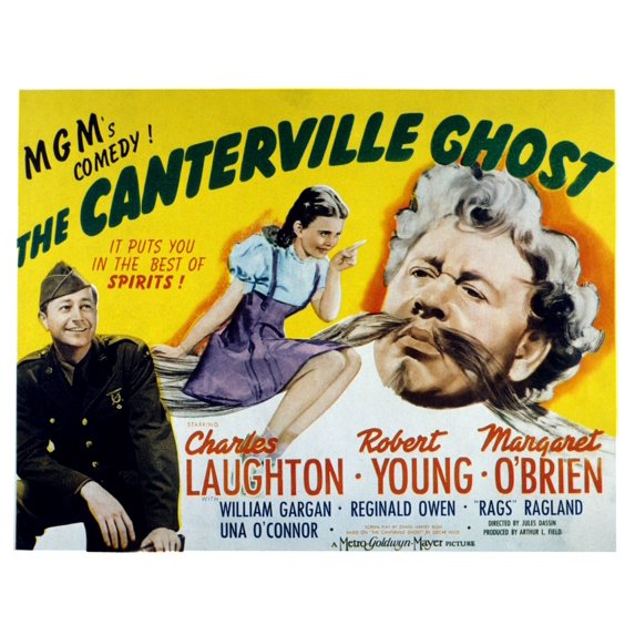 The Canterville Ghost Robert Young Margaret O'Brien Charles Laughton 1944 Movie Poster Masterprint (14 x 11)