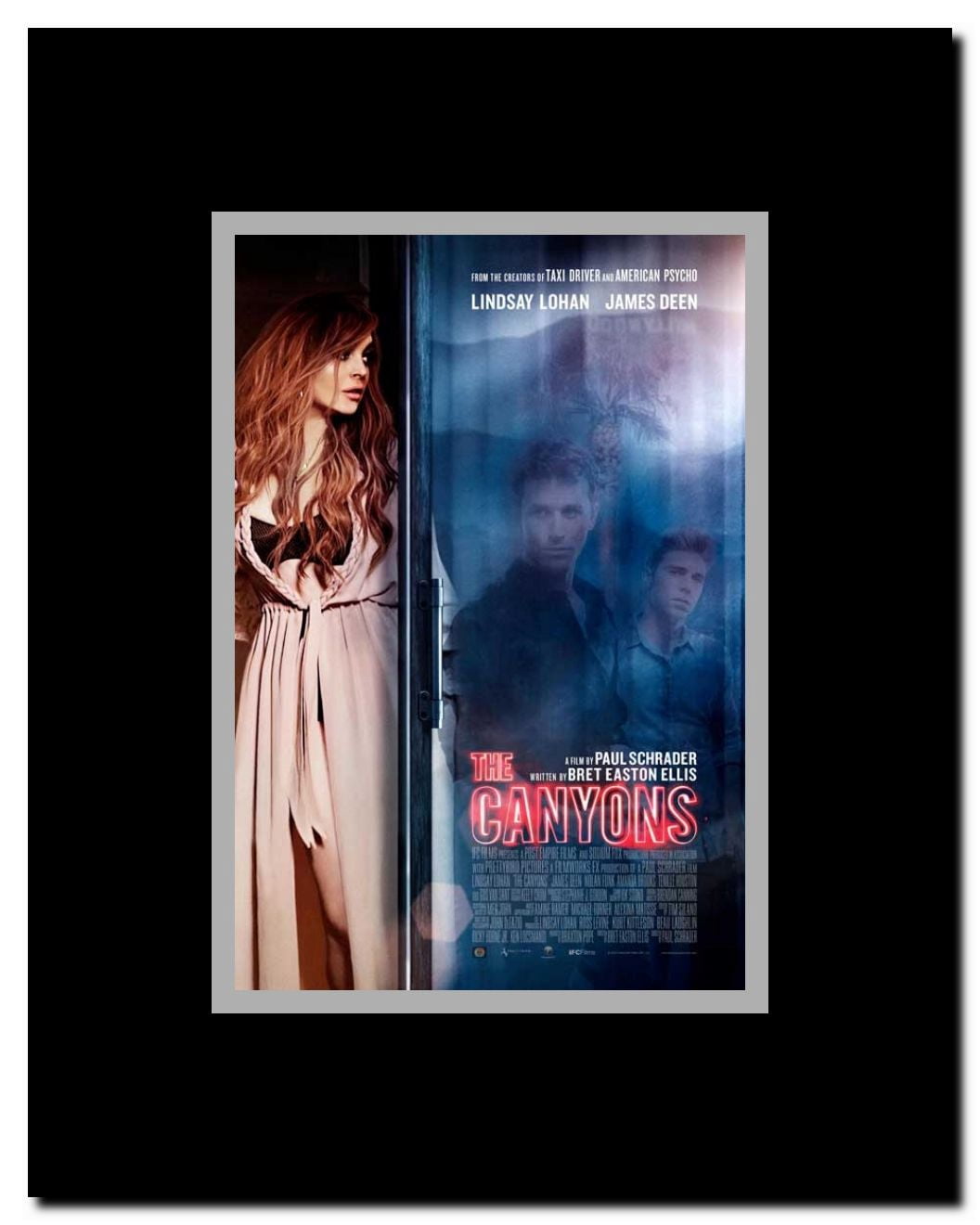 The Canyons Framed Movie Poster