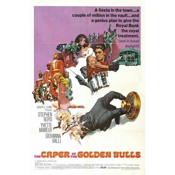 The Caper of the Golden Bulls Movie Poster (11 x 17) - Item # MOVAJ6890