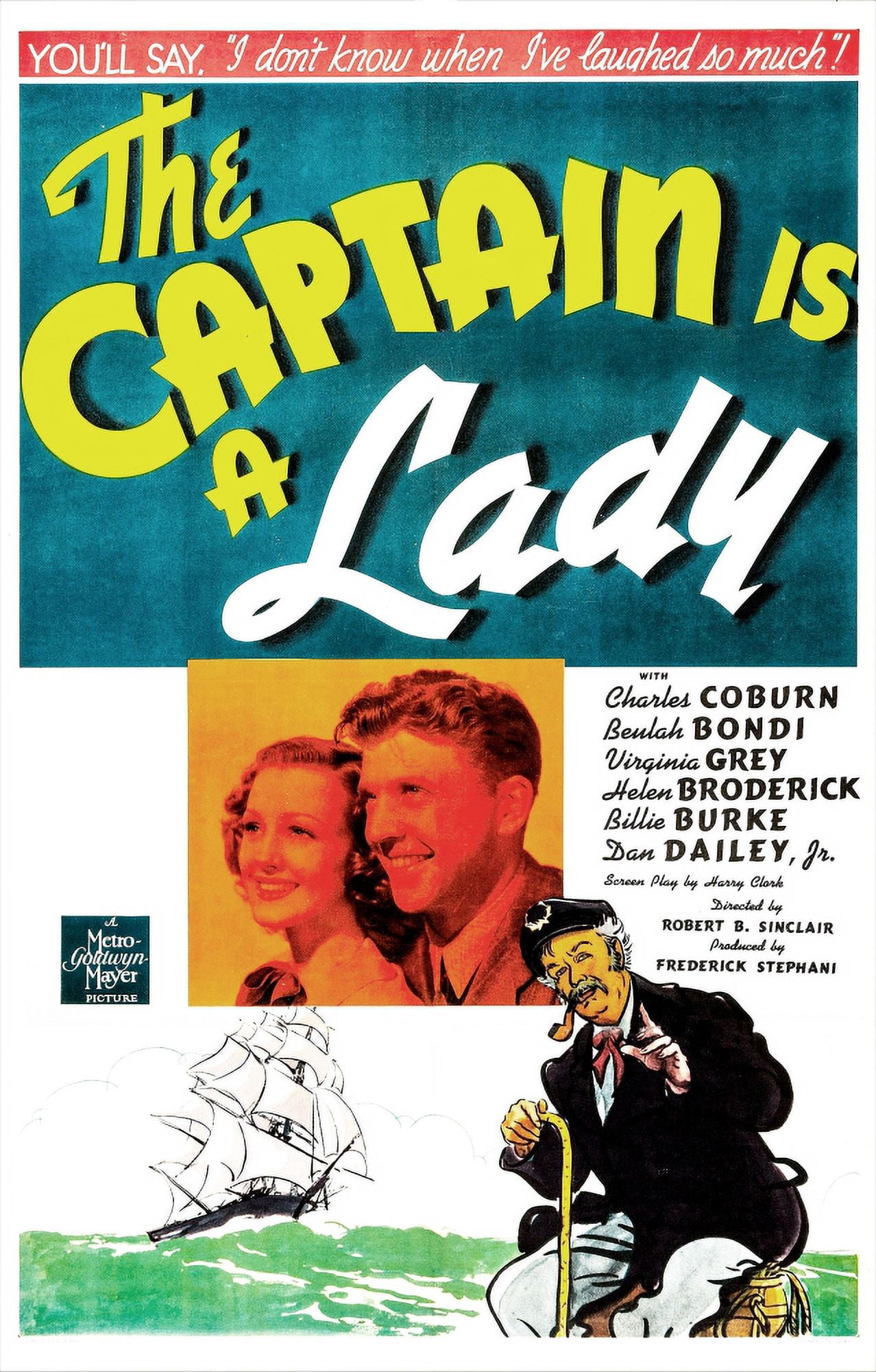 The Captain Is A Lady U Canvas Art -  (11 x 17)