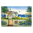 thumbnail image 1 of The Captain’s Seaside Cottage - From an Original Watercolor Painting by Robin Wethe Altman - 8 x 12 inch Vintage Metal Tin Sign, 1 of 4