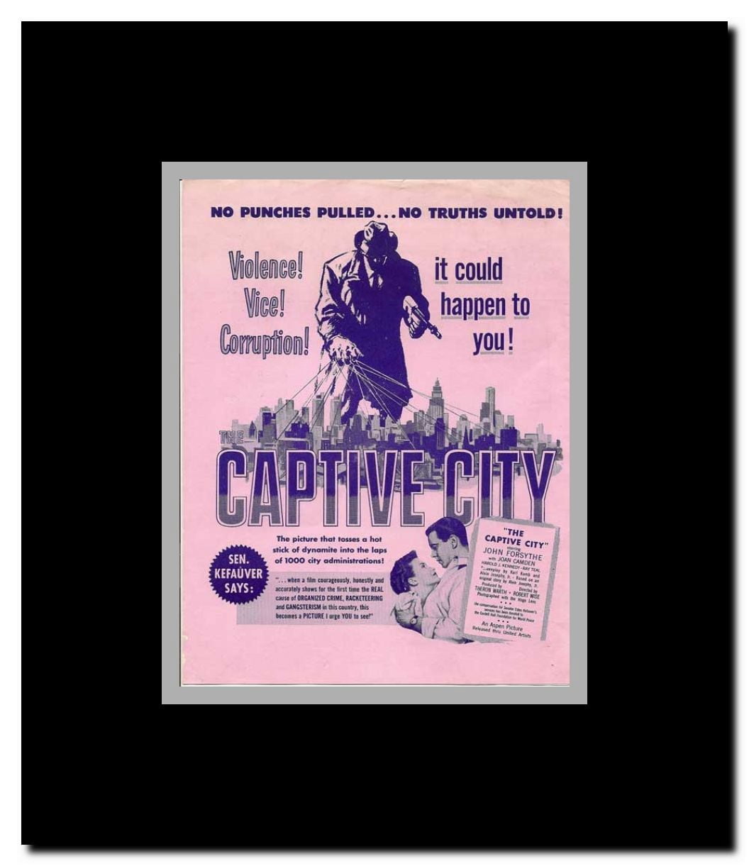 The Captive City Framed Movie Poster