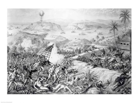 The Capture of El Caney Canvas Art - (24 x 18)