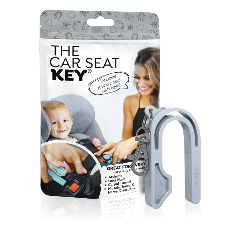 The Car Seat Key Original Car Seat Key Chain Buckle Release Tool Easy Unbuckle Opener Aid for Nails Parents Grandparents Older Children by