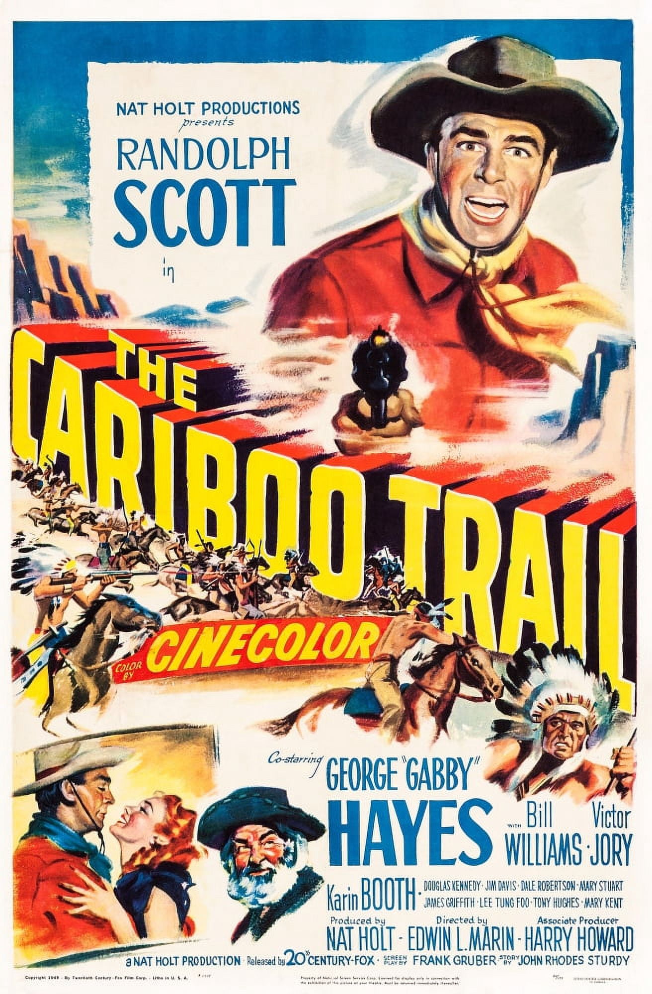 The Cariboo Trail U Canvas Art - (11 x 17)