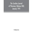 thumbnail image 1 of The Carolina journal of pharmacy (Volume XXII) January 1941, (Paperback), 1 of 1